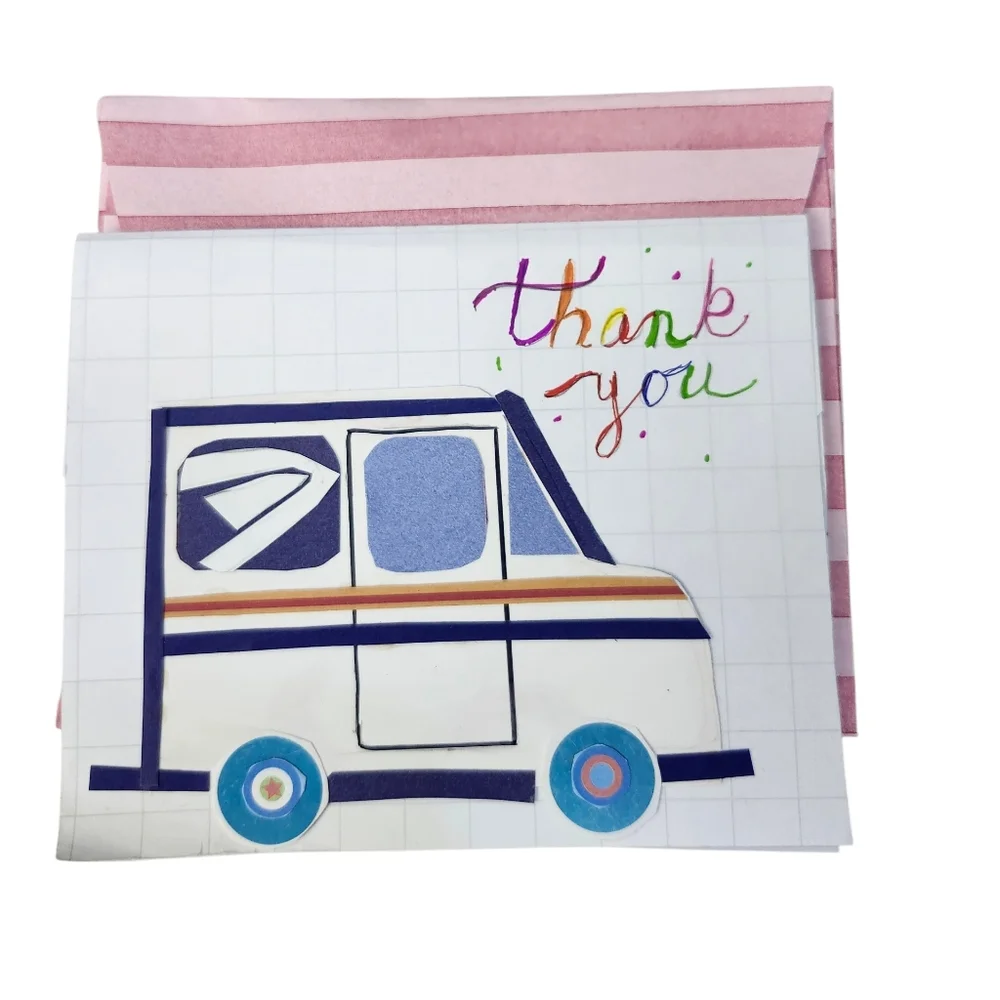 Handmade Thank You Cards Set (8) – Colorful Stationery Bundle – Ready to Ship●
